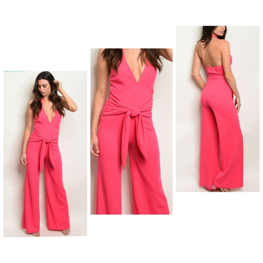 FUSCHIA JUMPSUIT